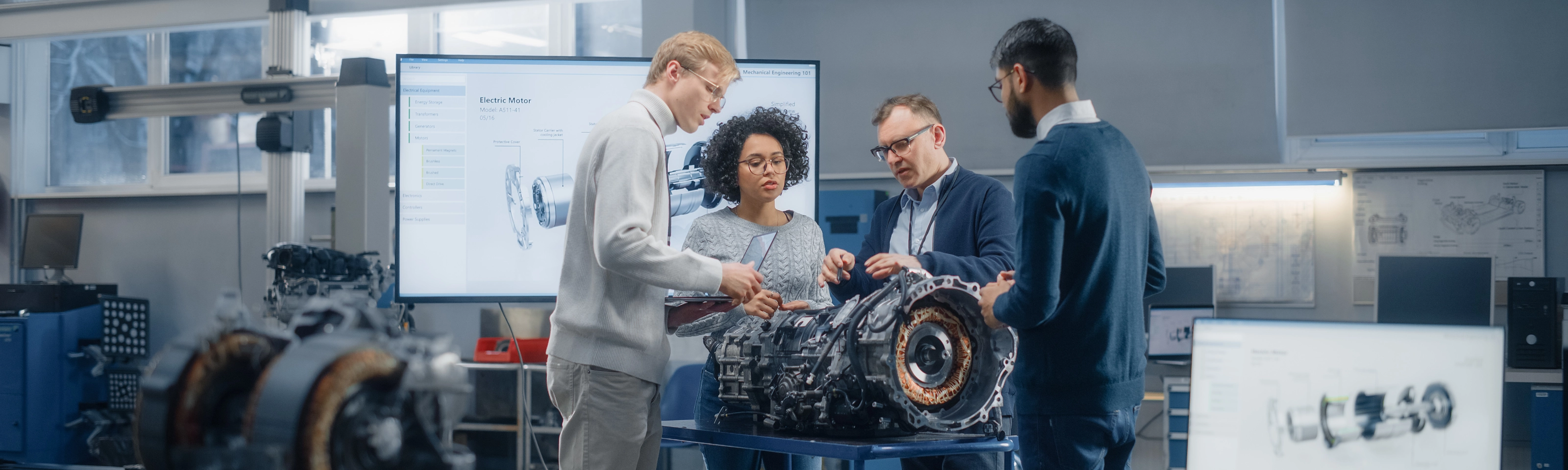 Forschung Motor Team