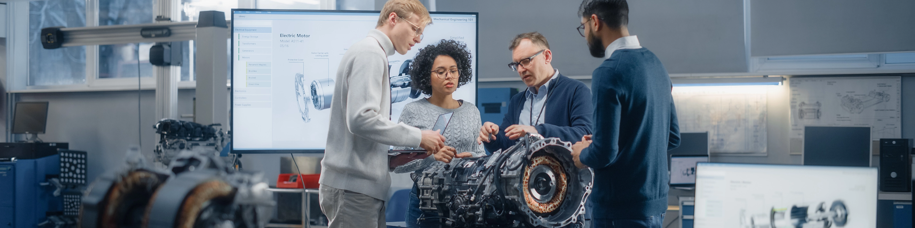 Forschung Motor Team
